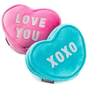 Hallmark - x2 Plush Conversation Hearts w/ Pockets